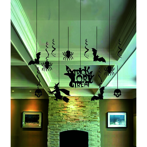 Trick or Treat Halloween Hanging Decoration 13 Pack