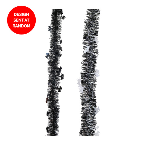 Spooky Tinsel Garland 2m - Assorted Designs