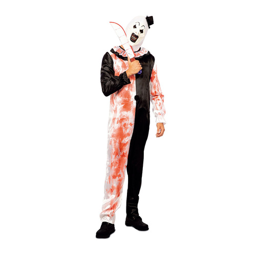 Deadly Clown Adult Costume  Creepy Carnival Halloween Outfit