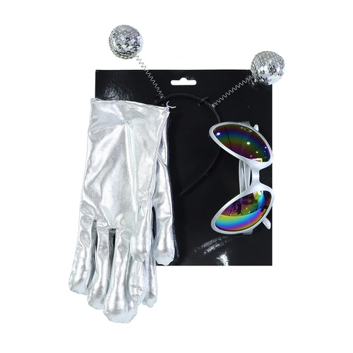 Alien Accessories Set - Headband, Glasses & Gloves
