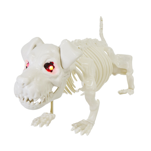 Skeleton Dog with Light 18cm