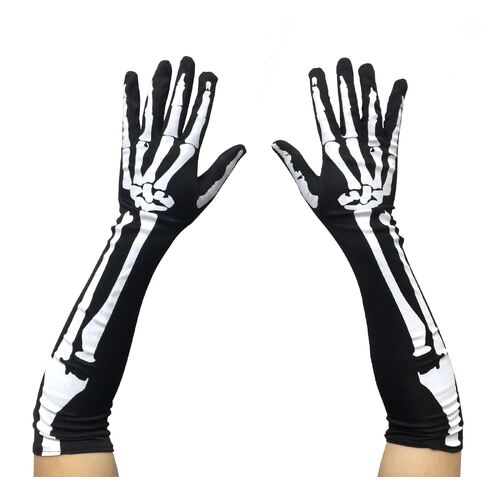 Skeleton Long Gloves