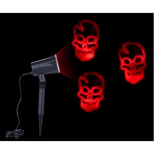 Shadow Waves Red Skull Projector