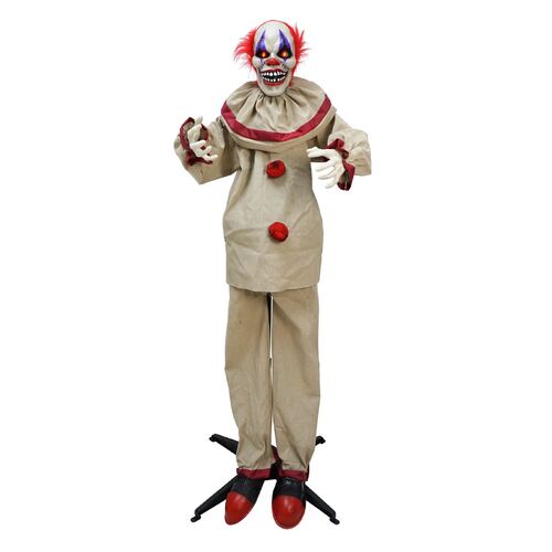 Standing Animated Evil Clown - Battery Operated