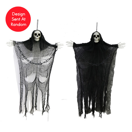 Halloween Skeleton Reaper With Chain 90cm 
