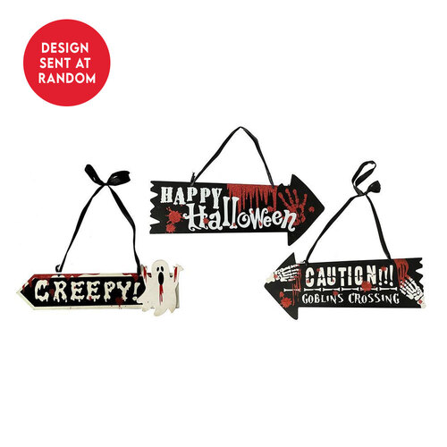 Halloween Bloody Hanging Plaque 36cm