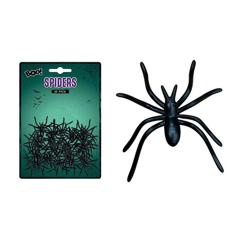 Black Spiders 20 Pack