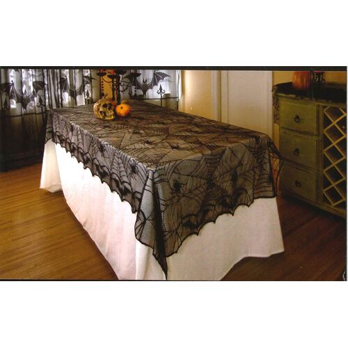 Table Cover Lace Spiderweb 1.2 x 2.4m