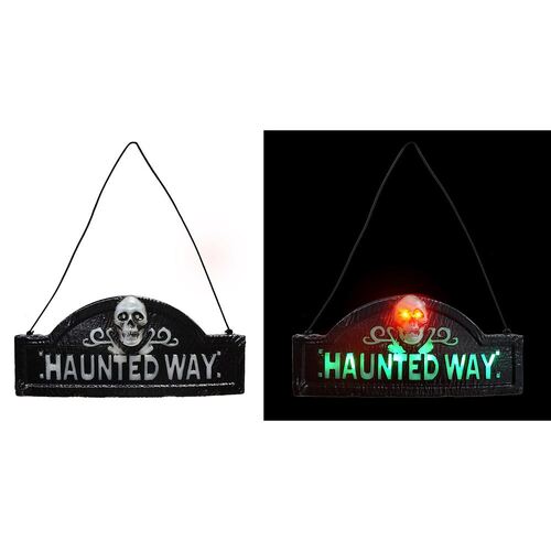 Light Up Hanging Plaque 36cm