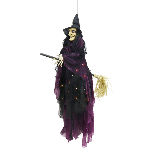 Hanging Flying Witch With Broom