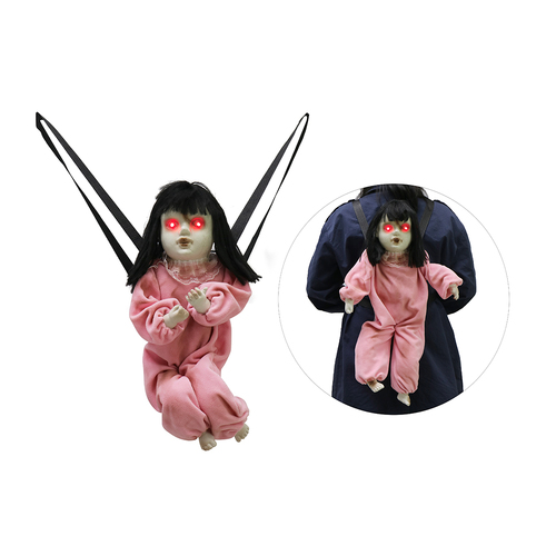 Creepy Strap On Doll With Sound