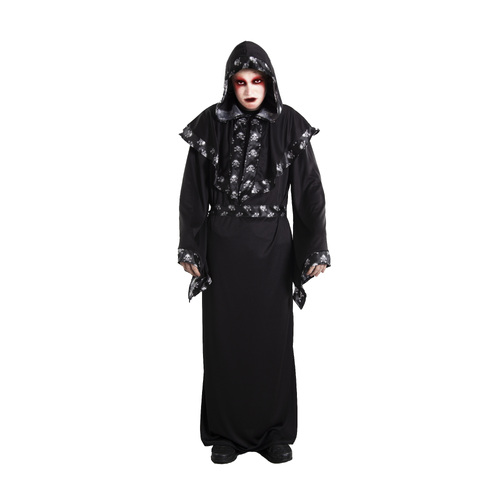 Black Evil Monk Costume Set