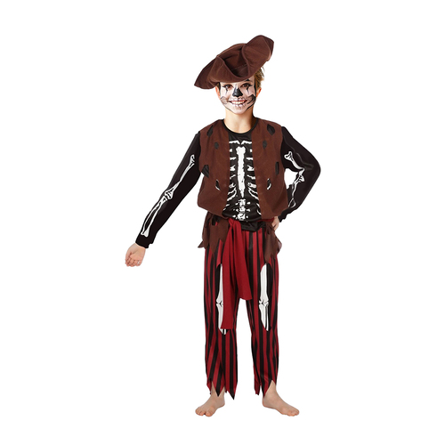 Skeleton Pirate Costume - Boy