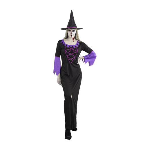 Witch Costume (Purple) - Women
