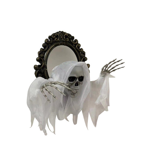 Animated Mirror Ghost Reaper 47cm