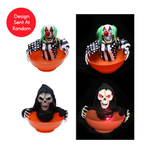 Trick Or Treat Animated Candy Bowl 24cm