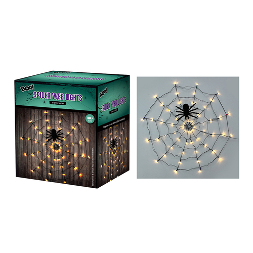 Spider Web Lights Battery Operated 64cm