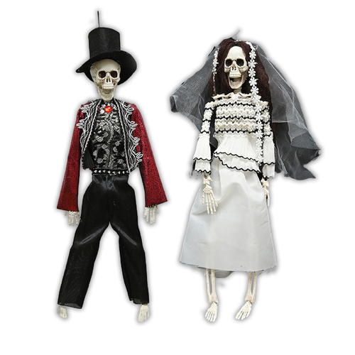 Skeleton Bride & Groom 40cm