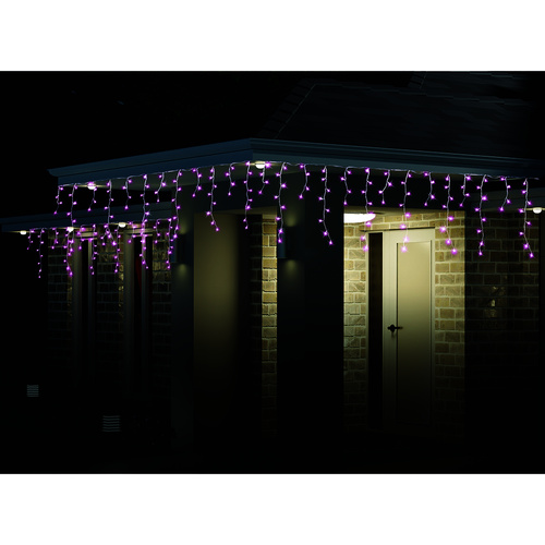 LED Icicles 500 Pastel Sweet Pink
