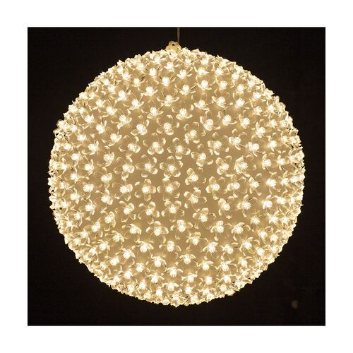 LED Petal Ball 32cm Flash Warm White 500L
