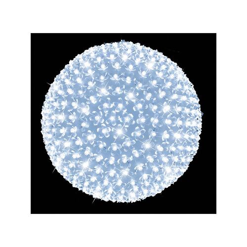 LED Petal Ball 32cm Flash White 500L