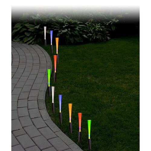 Christmas Solar Led Garden Sprays Multicolour 20pc