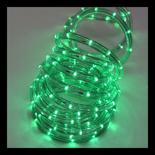 Christmas Led R/light Flash Connectable Green 9m