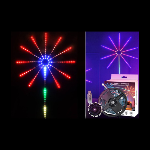 Christmas Usb Fireworks Light 180led 150x50cm