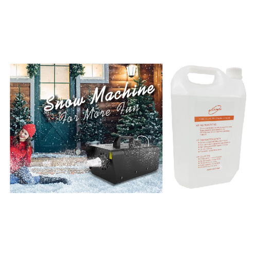 5L Snow Machine Liquid - Festive Magic Non-Toxic Artificial Snow Fluid Refill