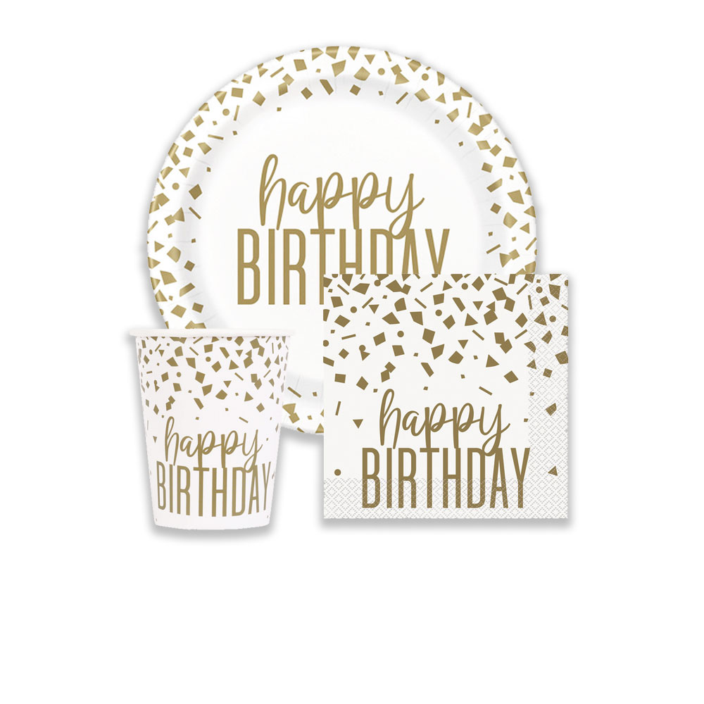 Gold Confetti Birthday image