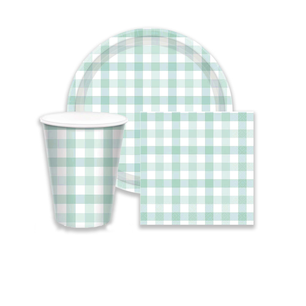 Gingham Pastel Mint image